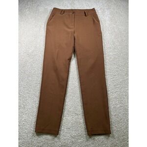 Chic & Pop Womens Size S Brown Dress‎ Pants Made In Italy Corporate